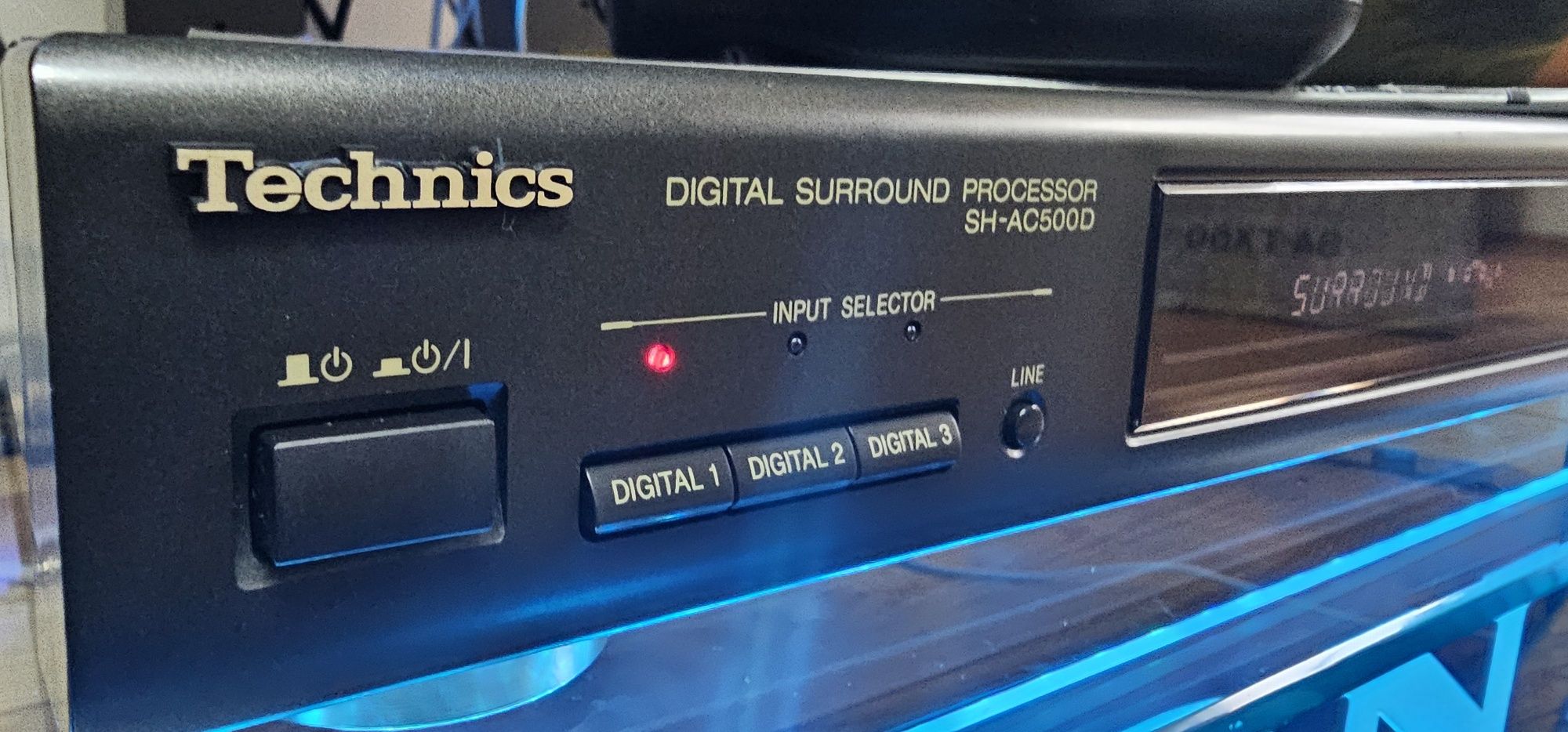 Technics DH-AC500D cyfr.procesor dźwięku Surround+oryg. pilot-bdb stan
