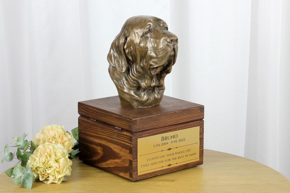 Fila Brasileiro urna na skrzynce brązowa Art-Dog