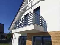 Balustrada, balustrady malowane proszkowo, aluminium