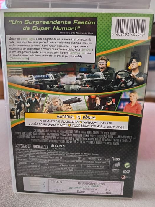 DVD green hornet