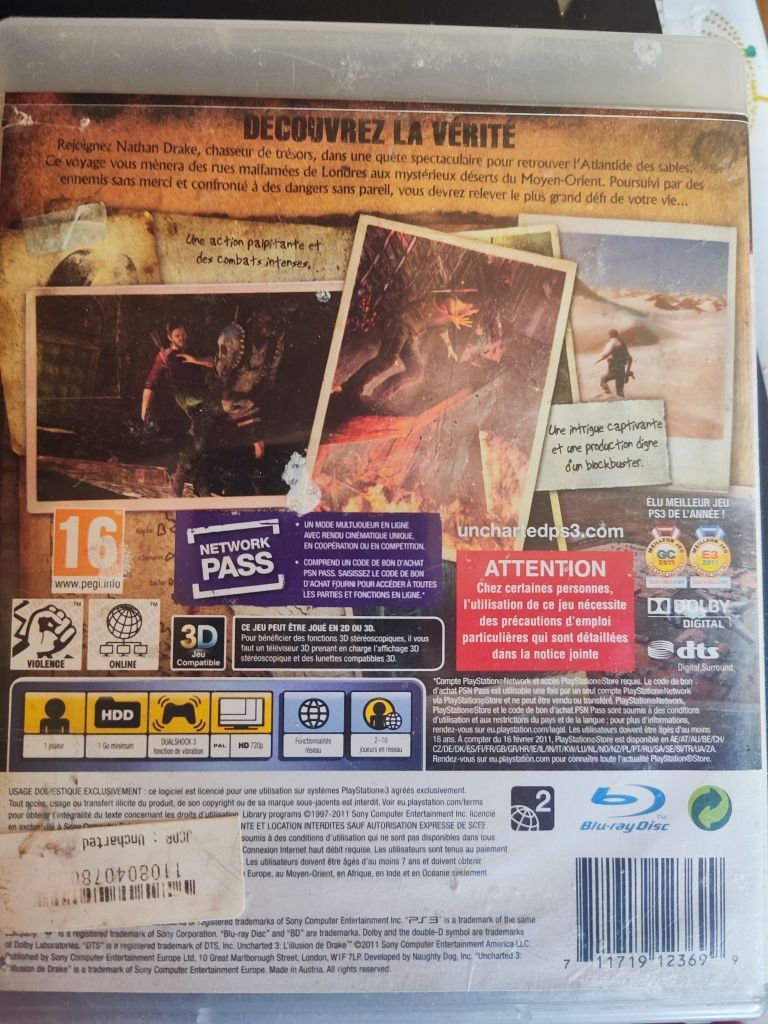 Gra na PS3 uncharted 3
