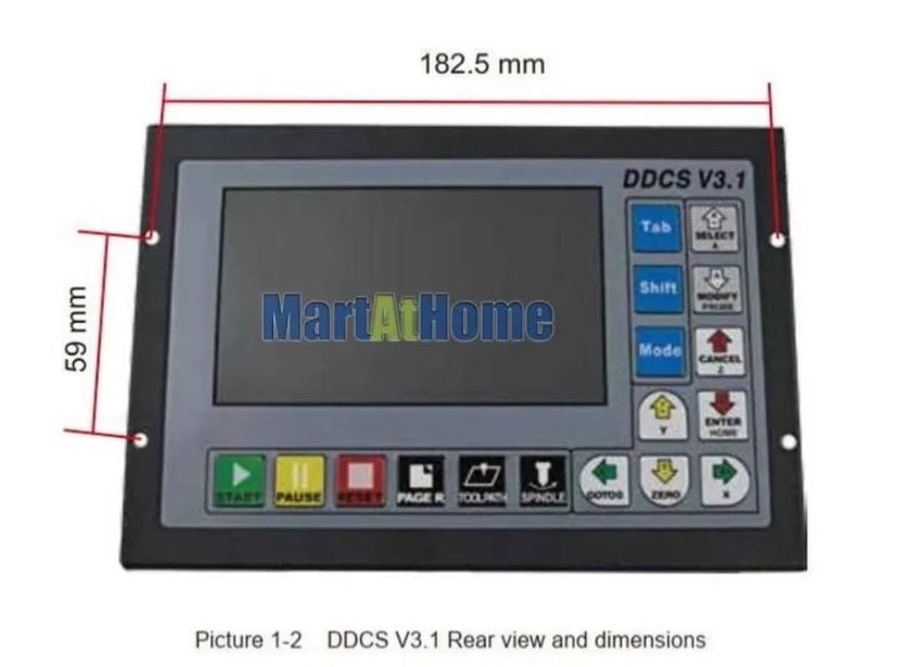 Controladora de movimento CNC offline DDCS V3.1