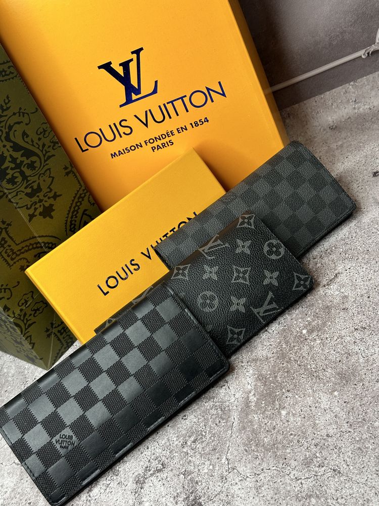 Портмоне кошелек Louis Vuitton ЛЮКС гаманец Луі Вітон з коробкою