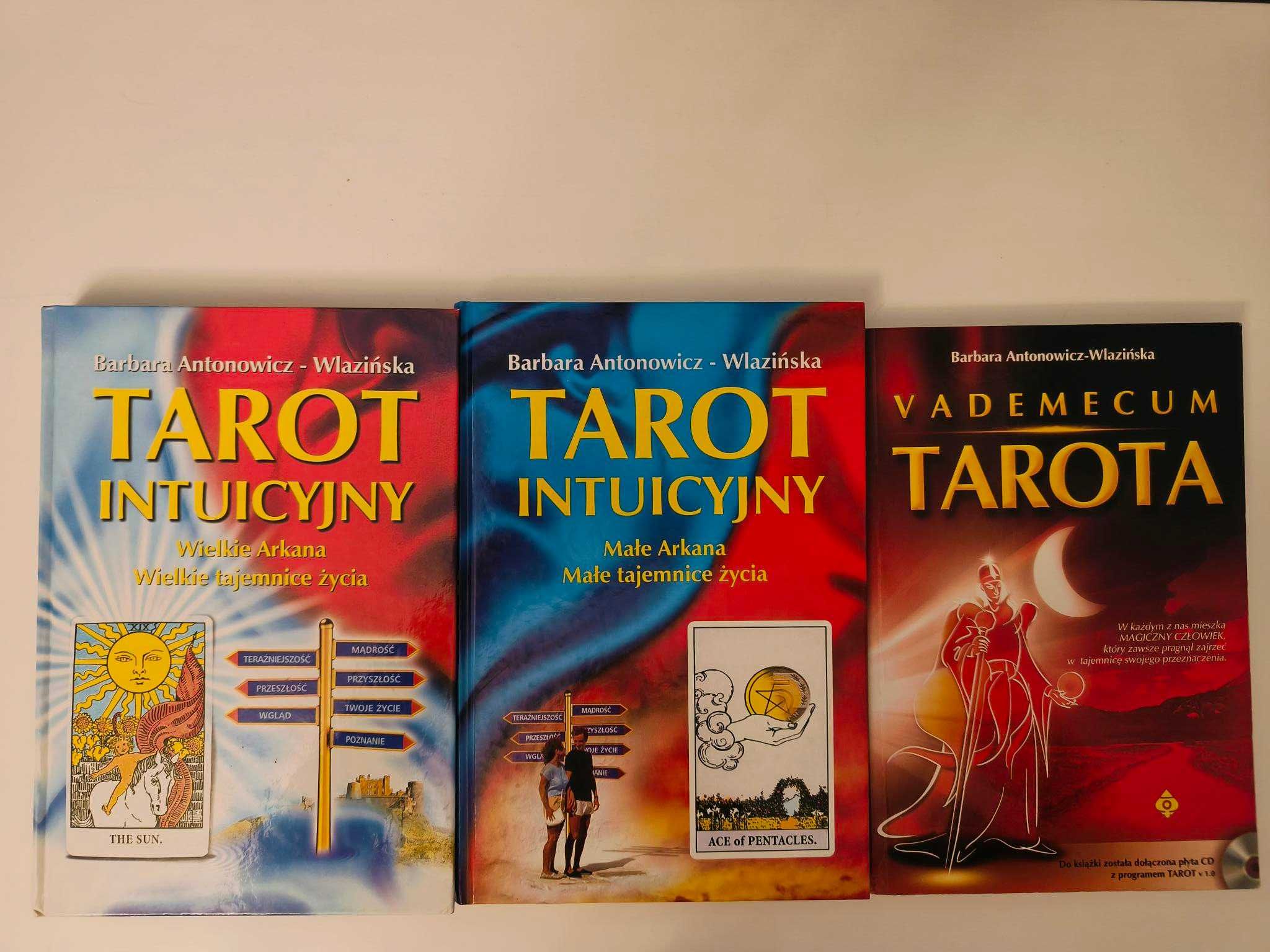 Tarot intuicyjny ,Vademecum tarota, B. Antonowicz-Wlazinśka, 3szt