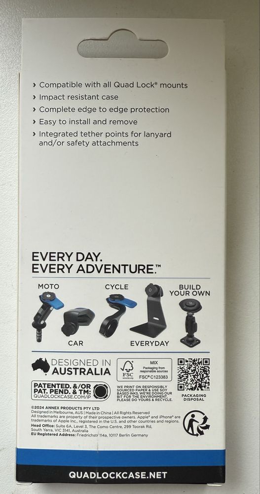 Etui QuadLock do Iphone 15pro