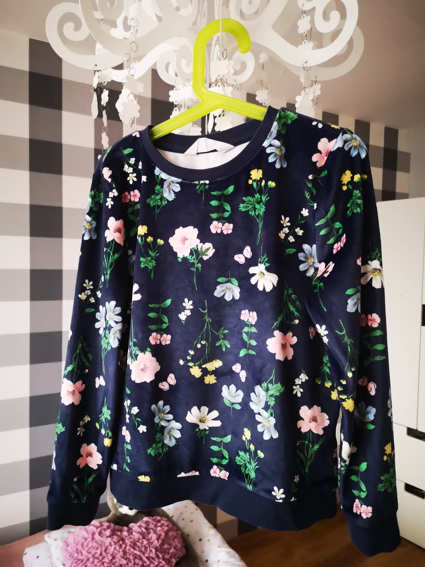 Sweterek welurowy dla dziewczynki H&M