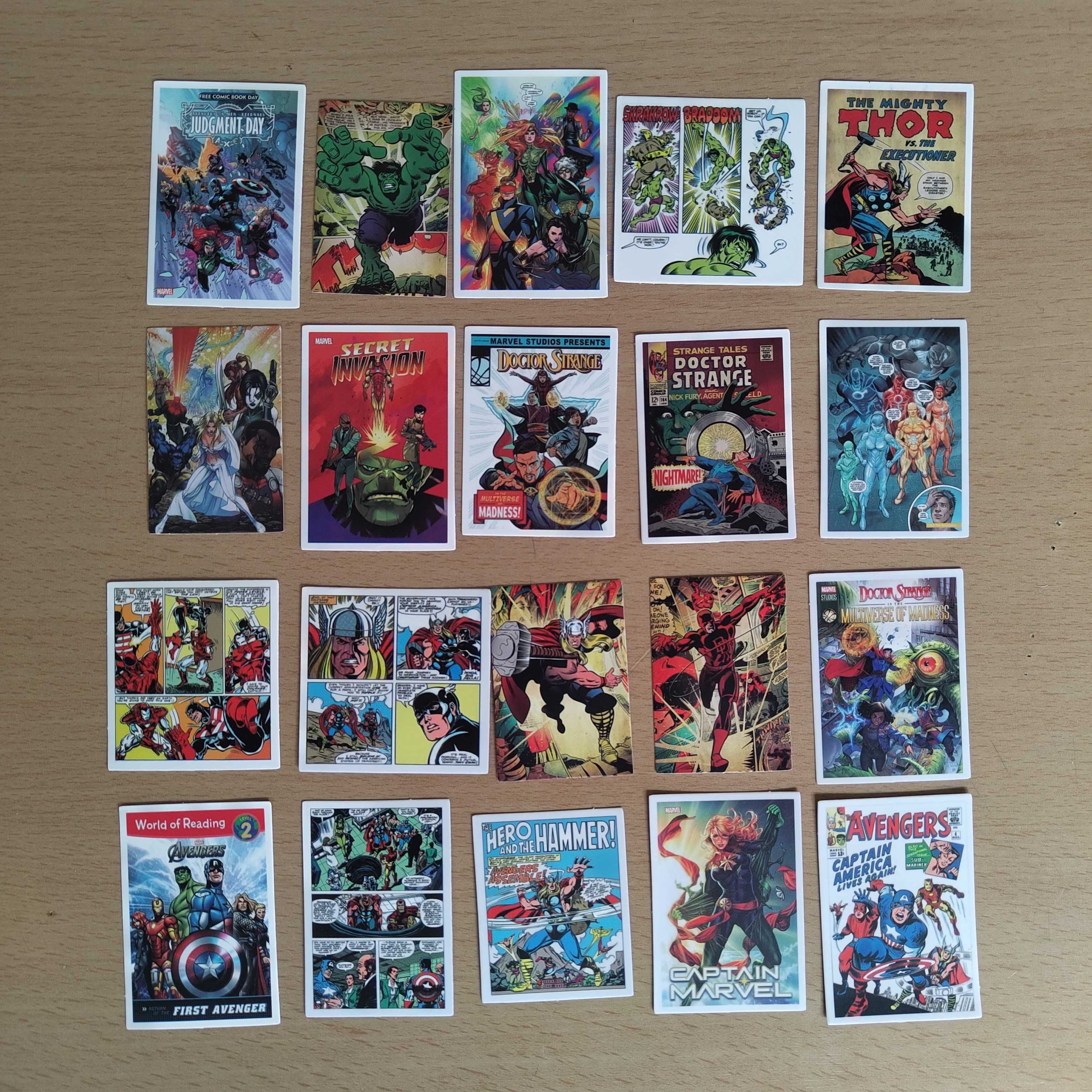 50 Stickers Autocolantes Marvel Vingadores Spiderman