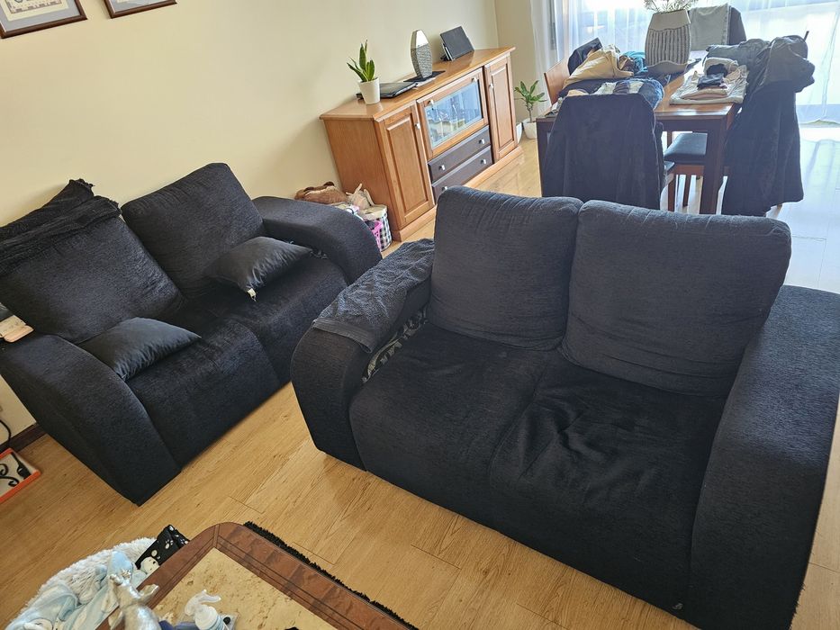 Sofa 2 mais 2 preto