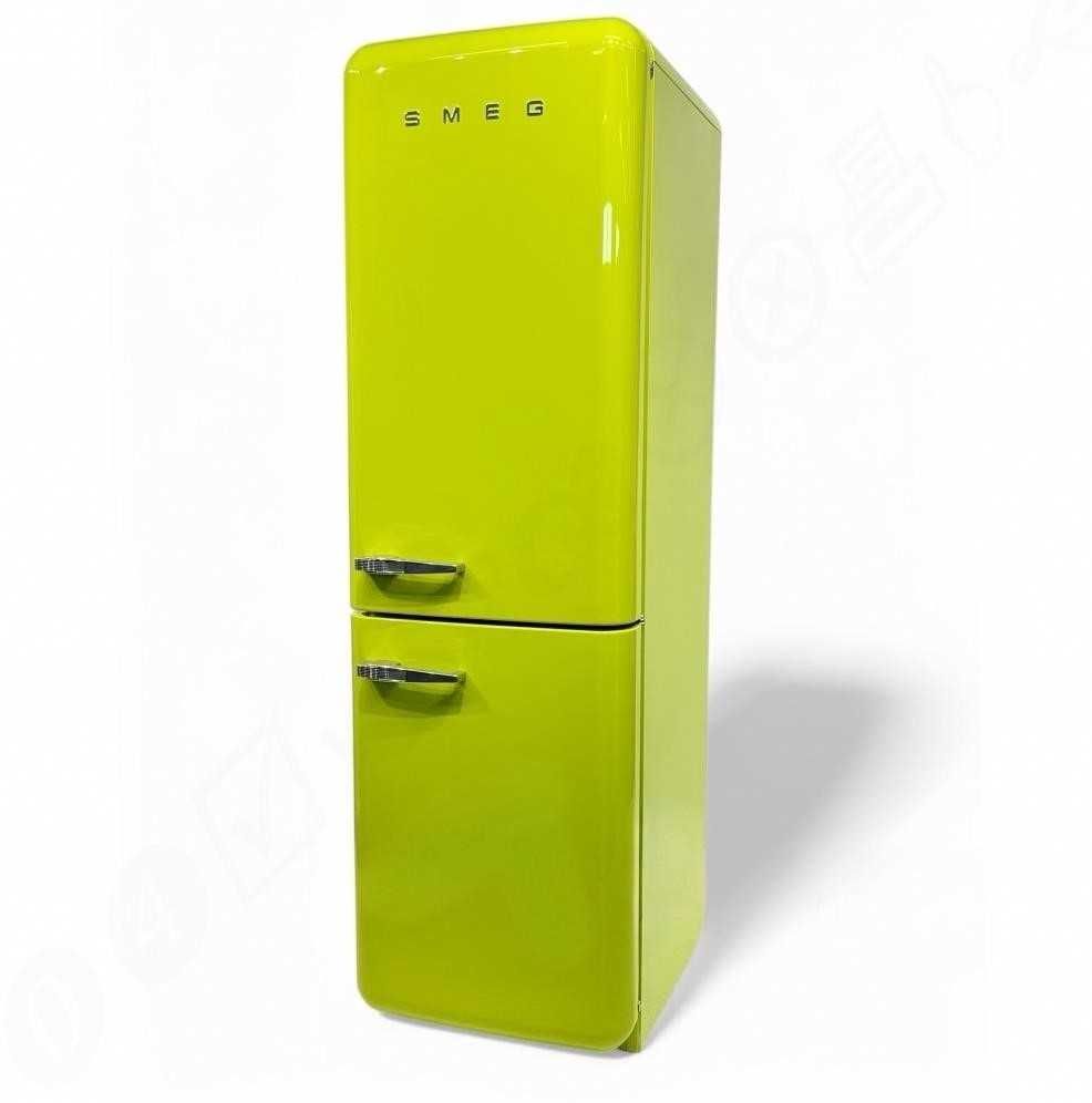 Холодильник SMEG / СМЕГ FAB32RLI5, ретро, 2-кам. лайм