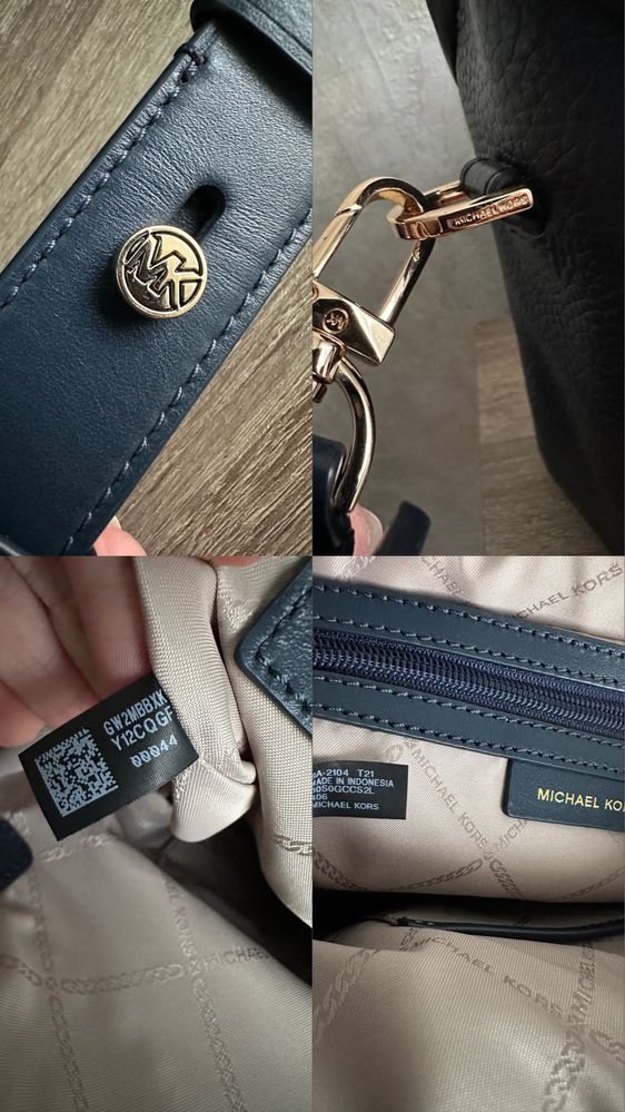 Фірмова шкіряна сумка Michael Kors