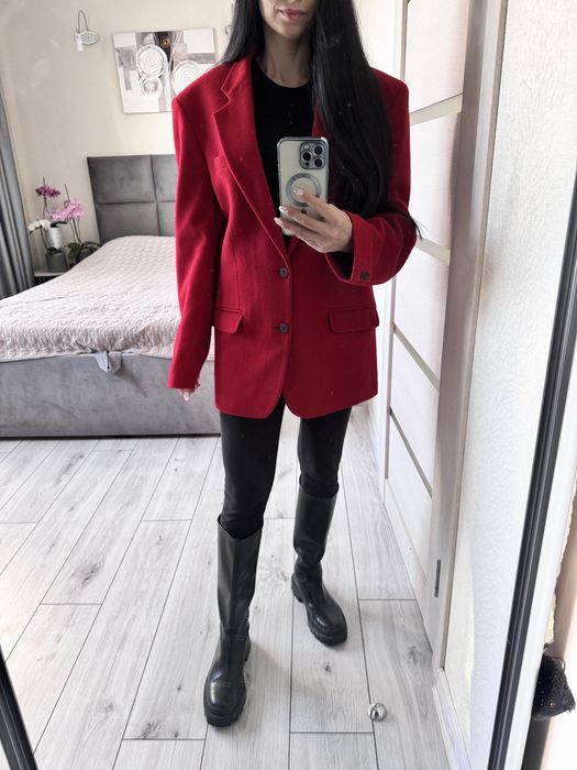 Шерстяний піджак пальто, підійде на с-м