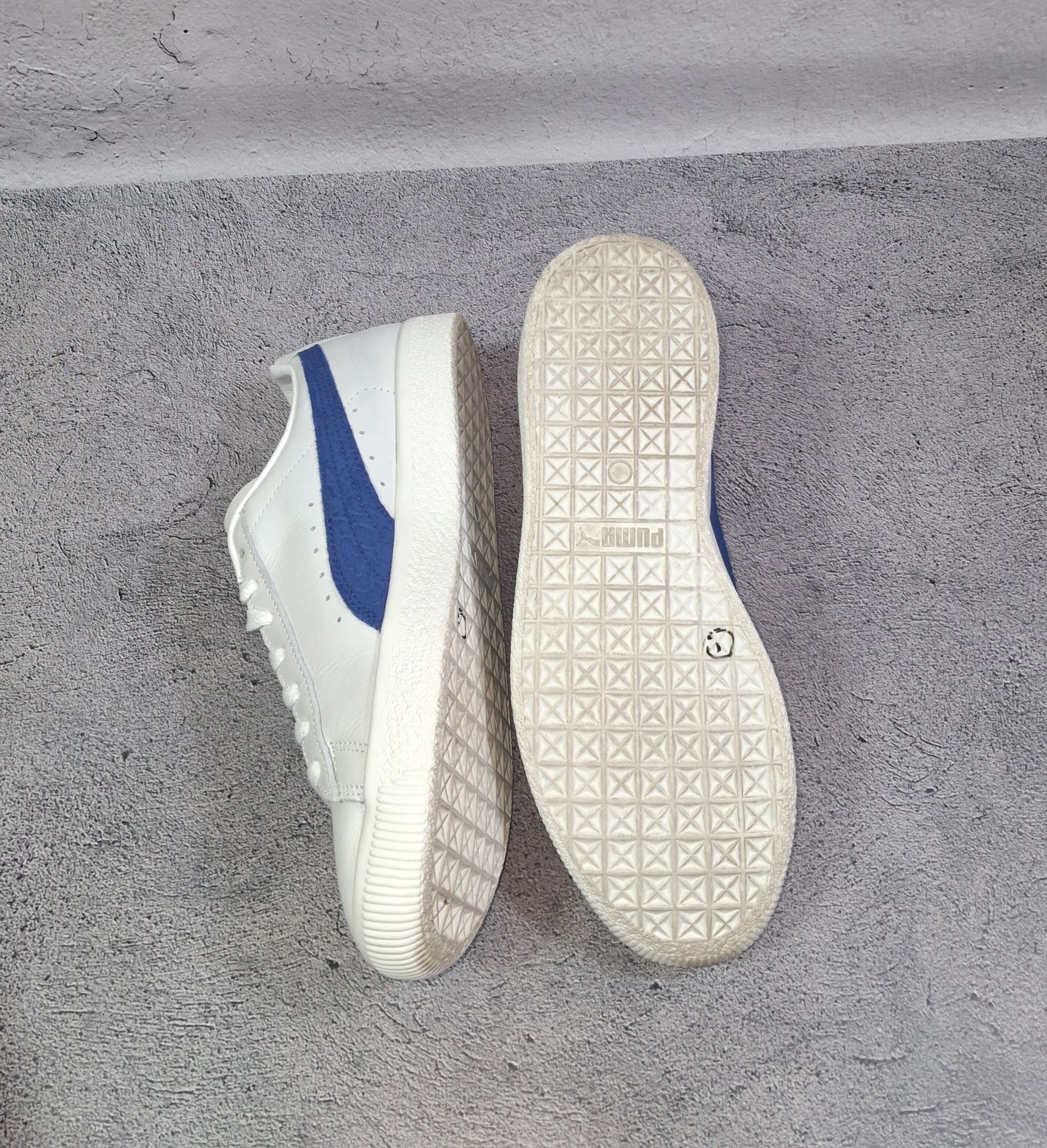 Кроссовки Puma Clyde Soho кожаные мужские кеды Suede Bold Classic