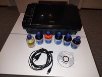 Принтер, сканер, копір EPSON TX210, з красками