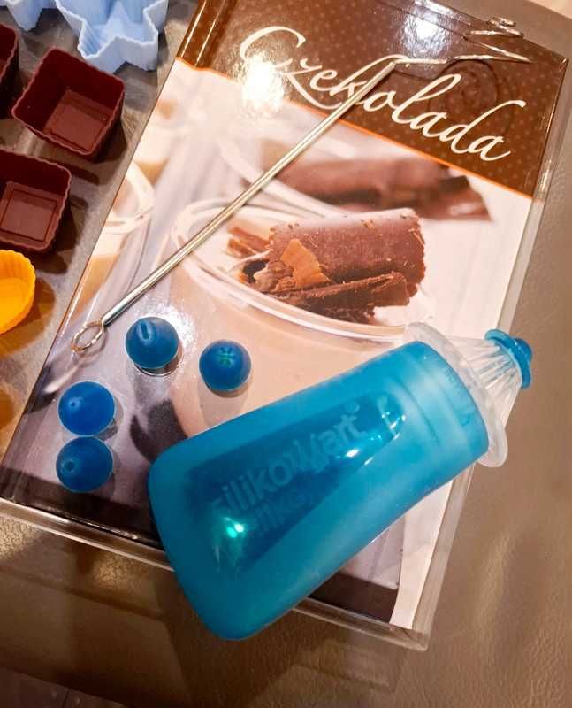 Zestaw do robienia czekoladek foremki ozdoby