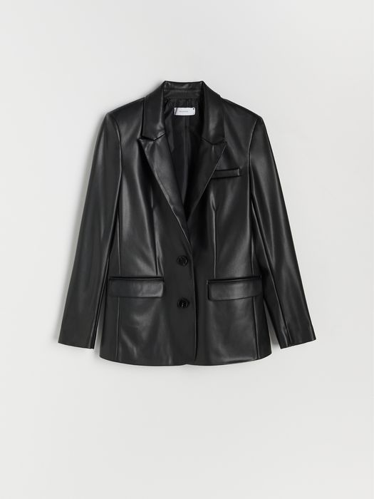 Жіночий шкіряний жакет