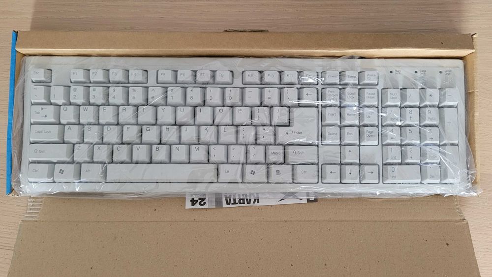 Zabytkowa Klawiatura PS/2 Shark SH901 • NOWA • Retro • Kolekcjonerska