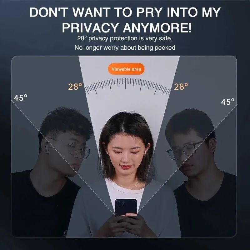 •Защитное стекло приватное Anti-SPY антишпион, Захисне скло iPhone 12