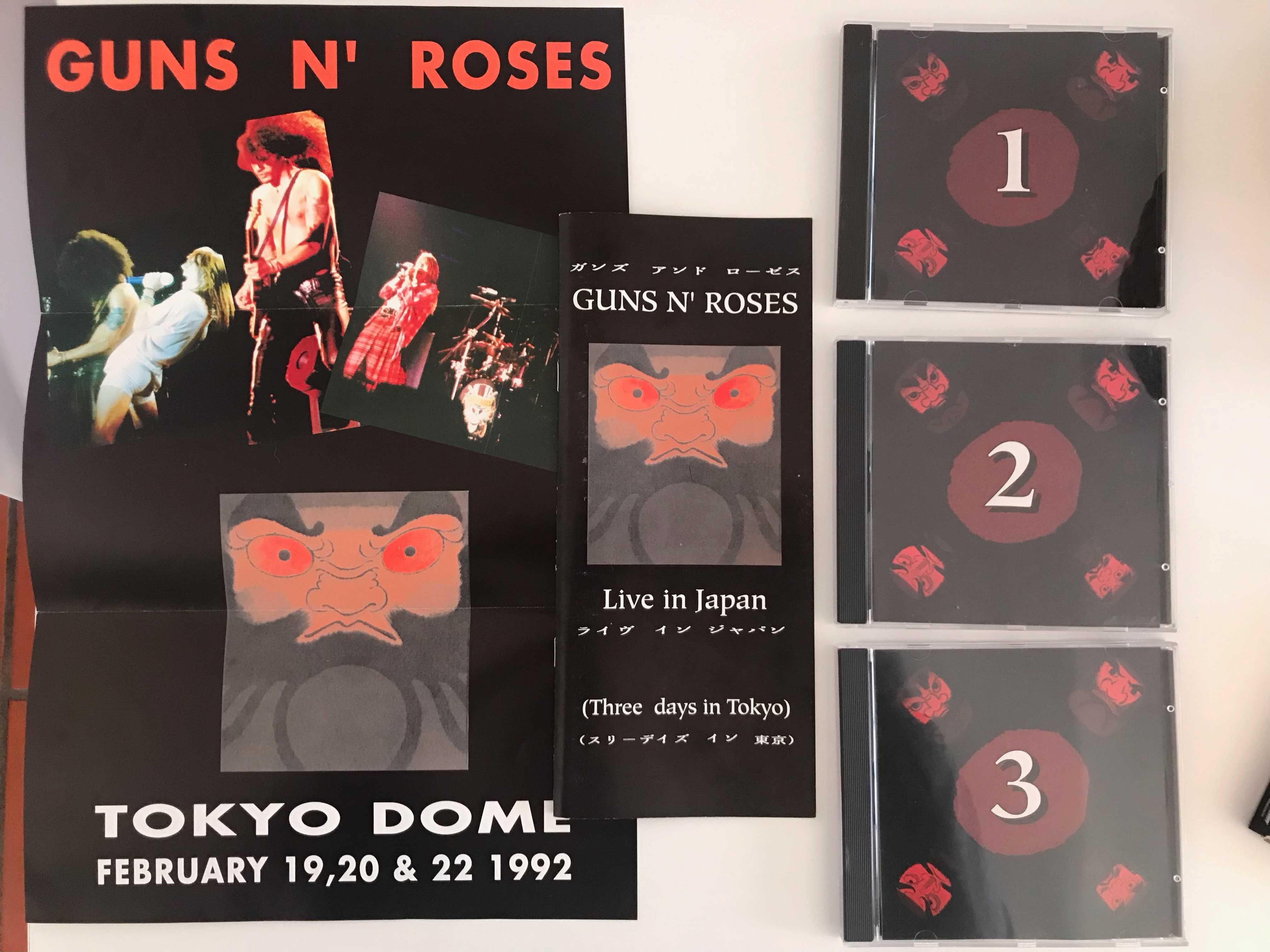 Guns N' Roses Box Live in Japan 1992