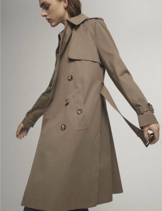 Massimo dutti тренч плащь
