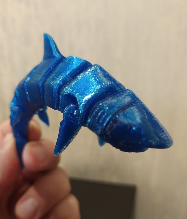 Релакс  игрушка Акула, сувенир, ASMR, 3D печать