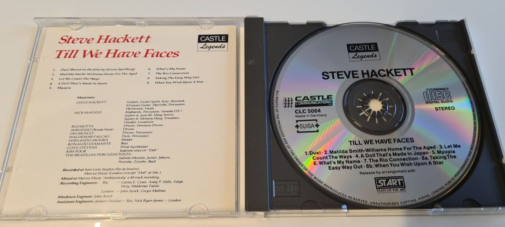 Steve Hackett - Till We Have Faces CD