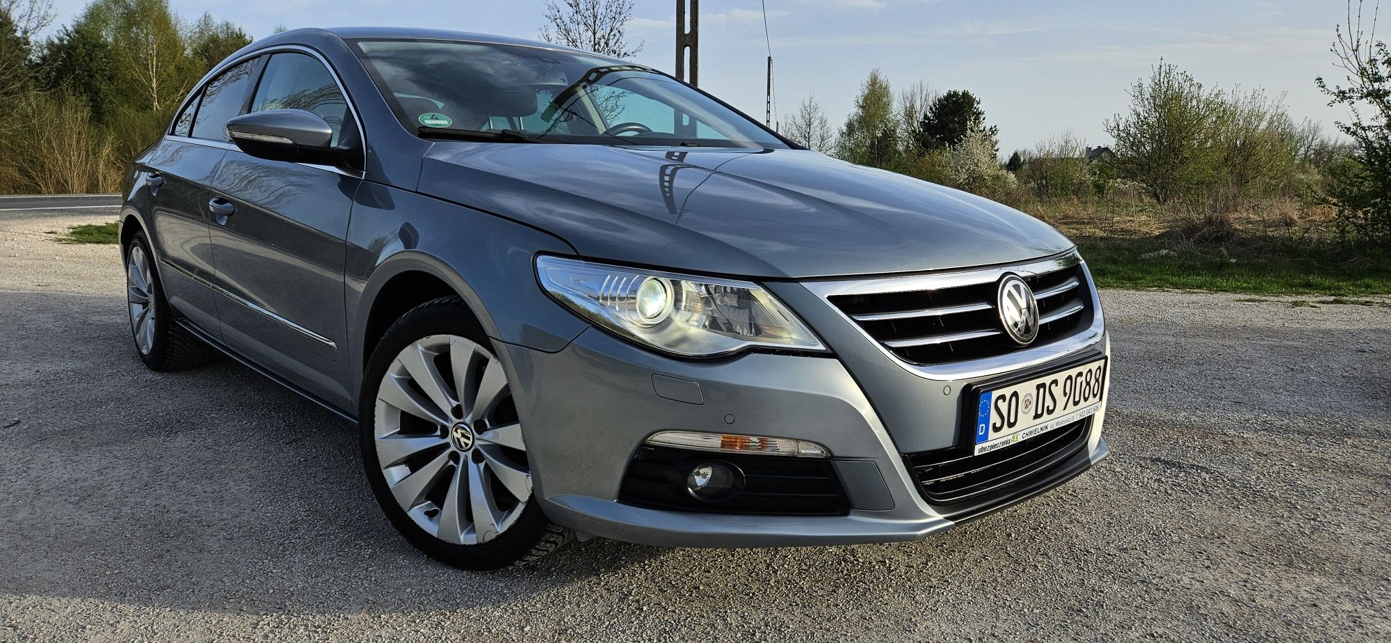 VW PASSAT CC 2008 R 2.0 TDI.Automat.Skóry.Navj.Serwis.Niemcy