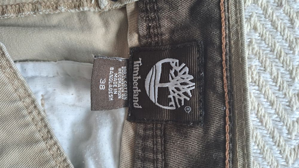 Krótki spodenki jeansowe Timberland  cargo z kieszeniami