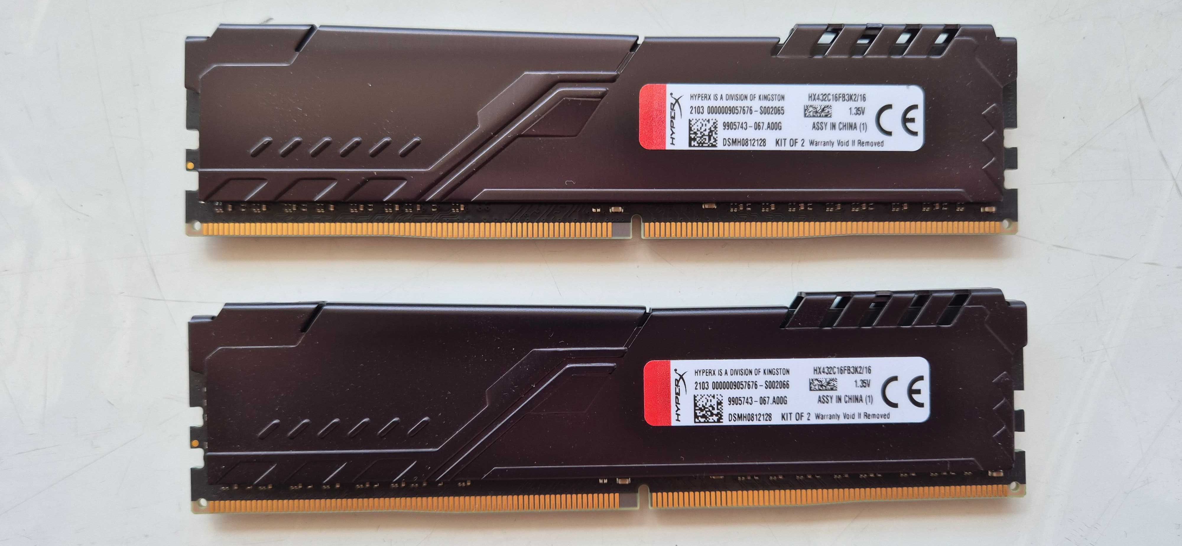 Оперативна пам'ять Kingston 16 GB (2x 8 GB) 3200 MHz DDR4