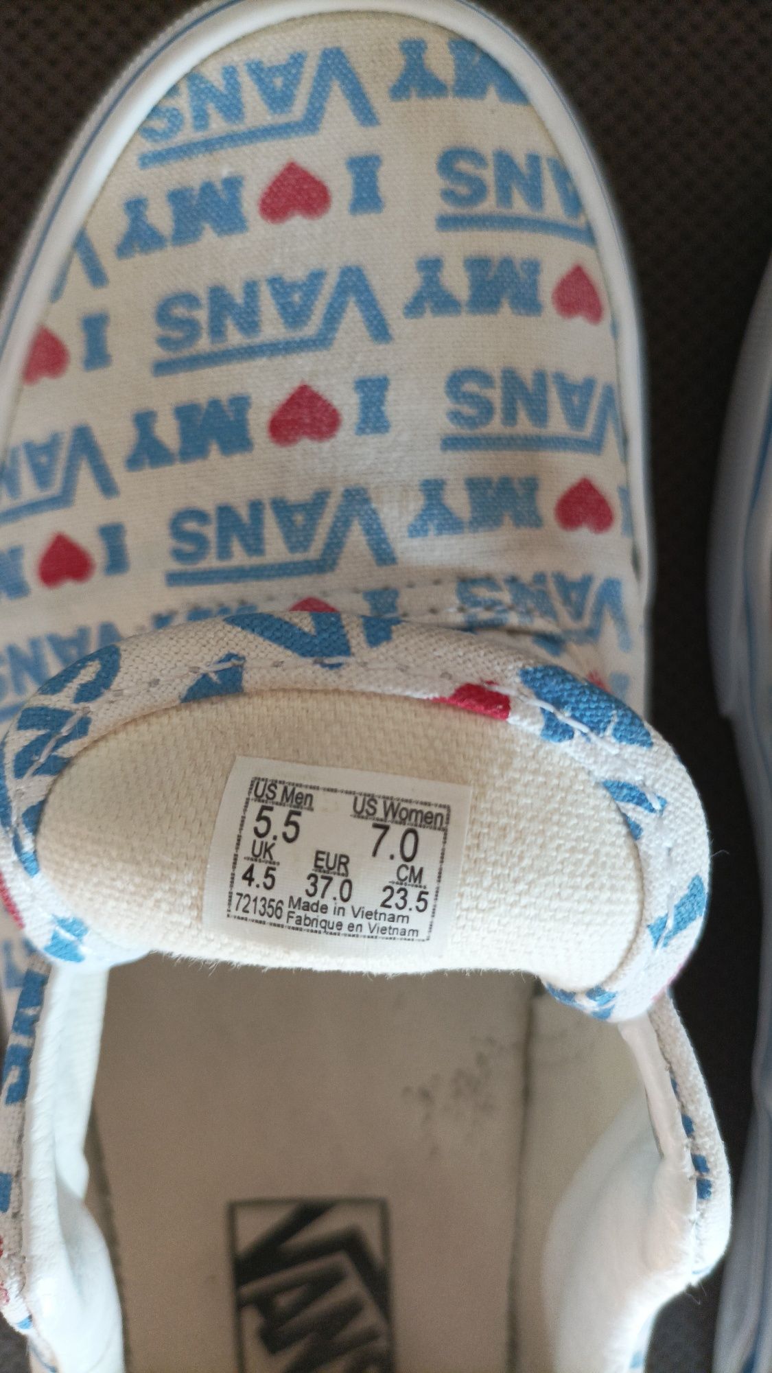 Buty Vans młodzieżowe rozmiar 37