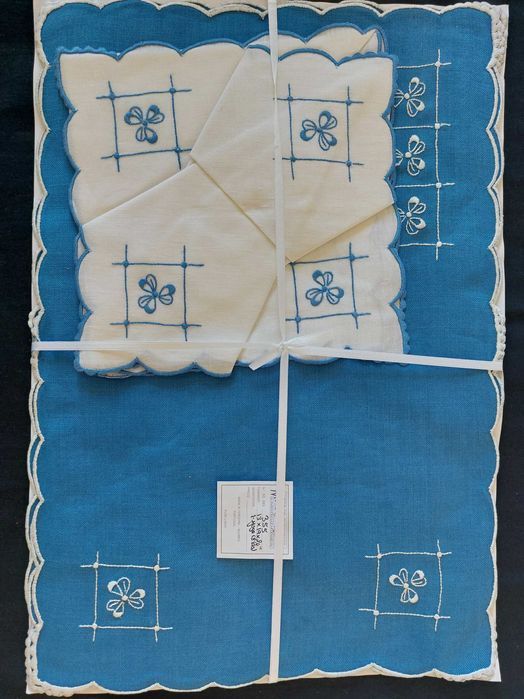 PURO LINHO - INDIVIDUAL com guardanapo