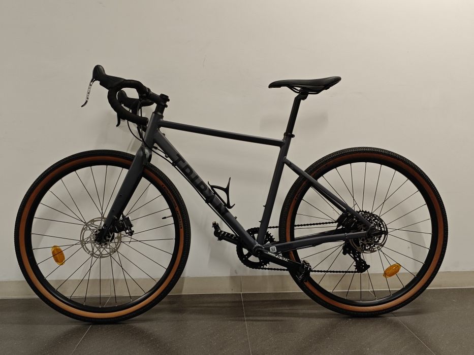 Gravel Triban JAK NOWY GRVL 520 S 27,5 1X11 SRAM APEX 1 rower szary