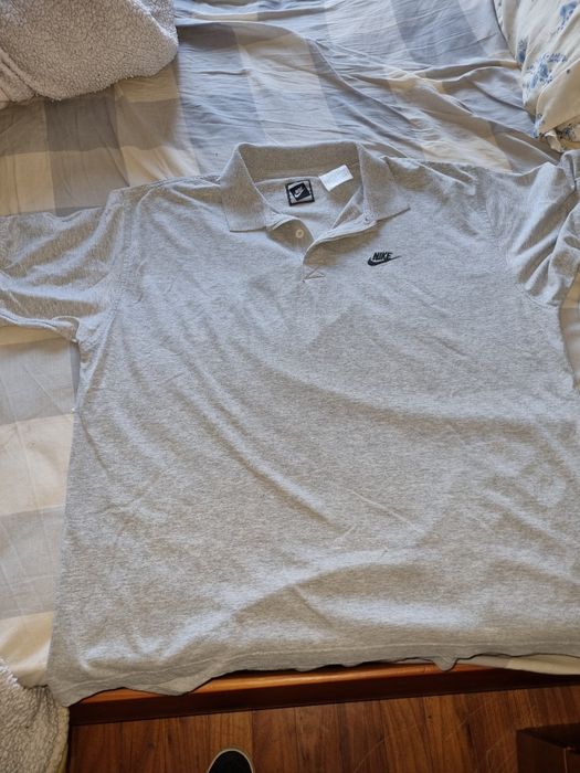 Polo Nike Homem cinza