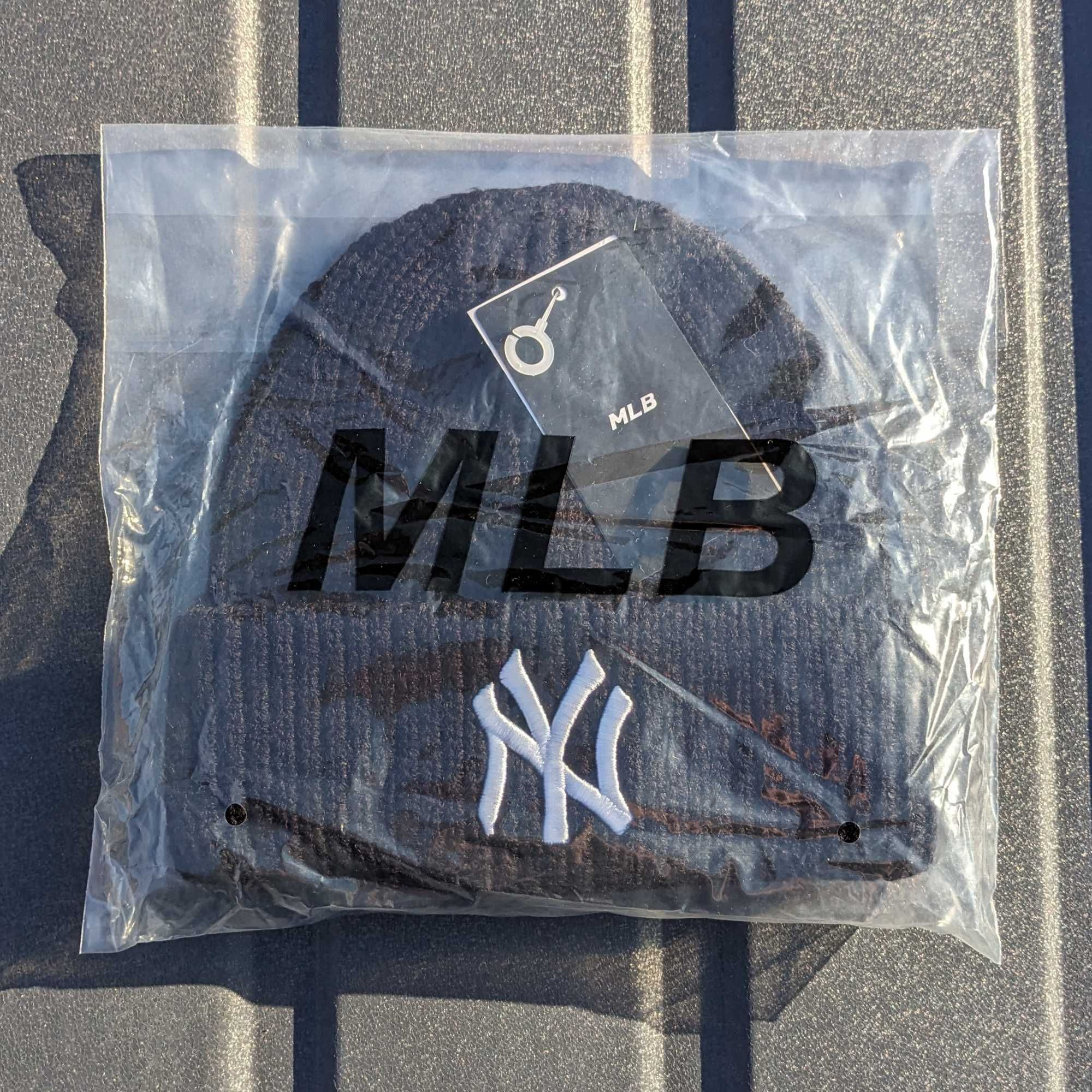 Шапки New Era, New York, чоловіча шапка MLB, чорна зимова шапка new er
