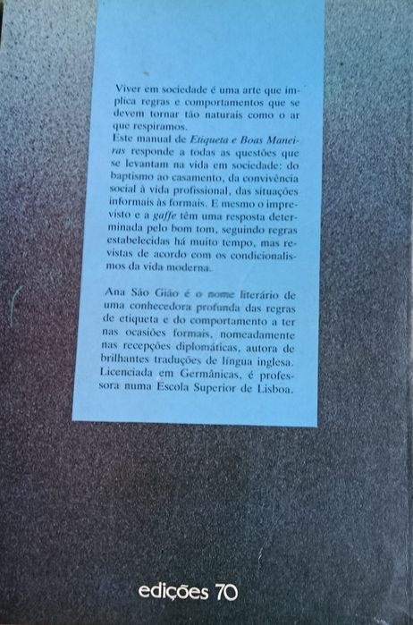 Etiqueta e boas maneiras