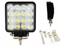 Lampa 16 LED halogen roboczy szperacz 48W 12V 24V