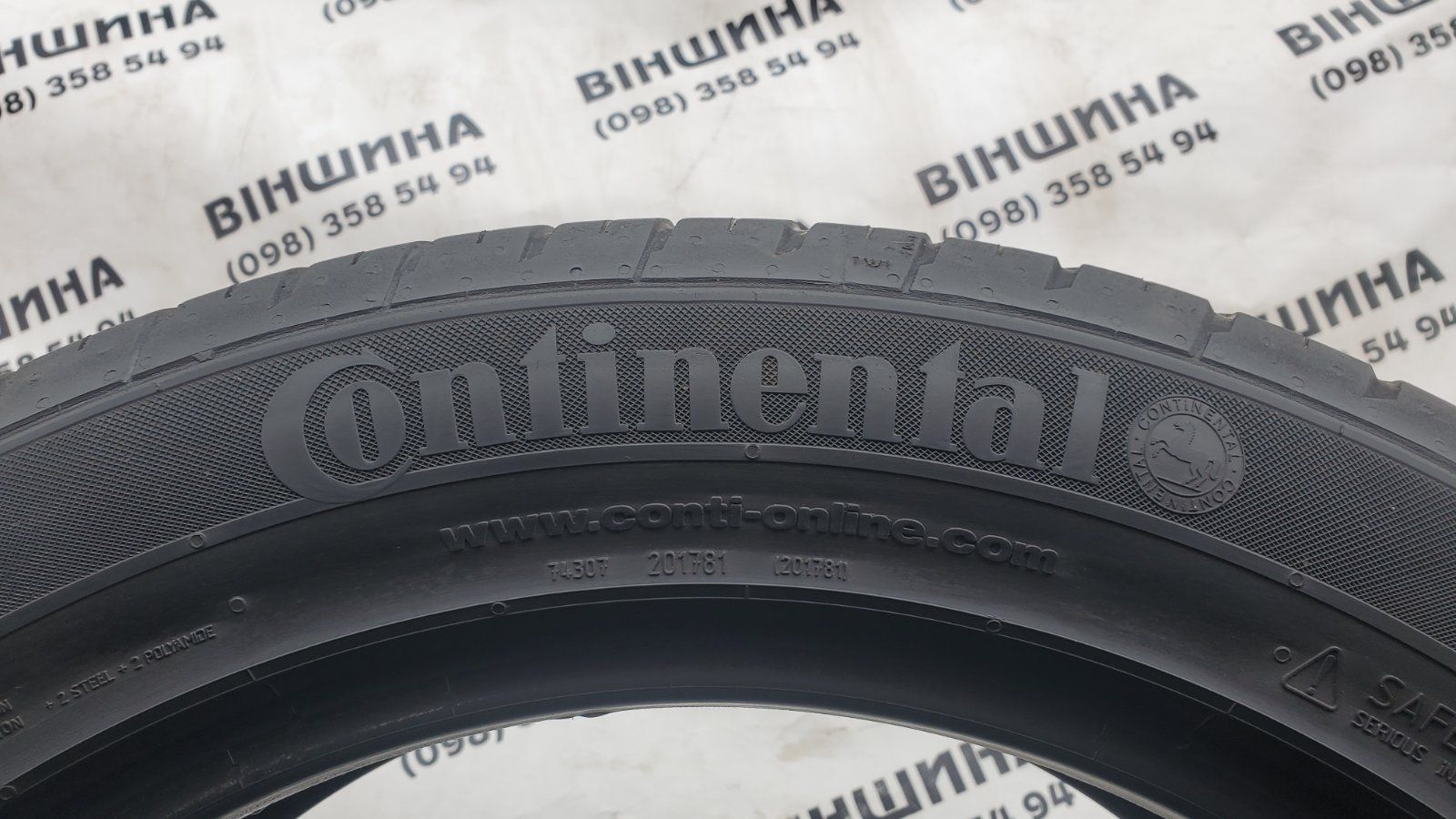 Шина 215/55 R 18 Continental ContiPremiumContact 2. Одна. Розпаровка.