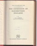 The expansion of Elizabethan England-A. L. Rowse-The Reprint Society