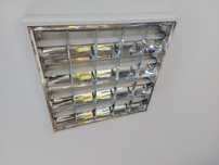 Oprawa Lampa warsztatowa natynkowa sufitowa panel 4x18 60x60 cm