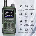 Нова Рація Baofeng UV-17 PRO UHF VHF 5W+ Радіостанція GPS та з пошуком