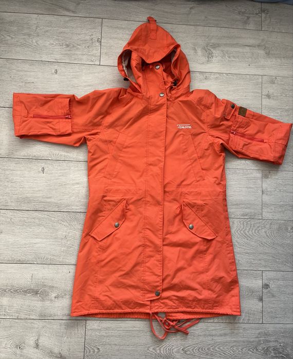 Kurtka damska Tenson, rozmiar 40, czerwona, wodoodporna, wiatroodporna