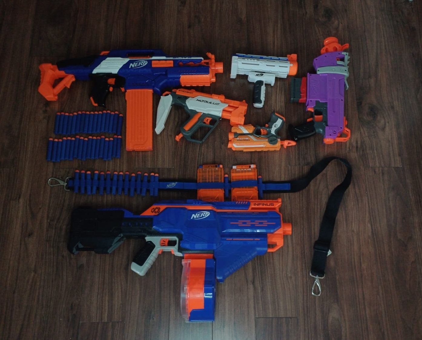 Zestaw  karabinów maszynowych NERF