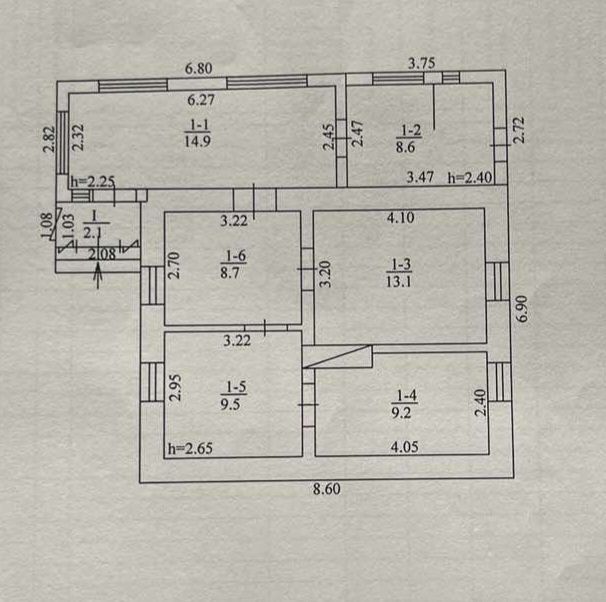 Продається житловий будинок в м.Васильків. 36000$