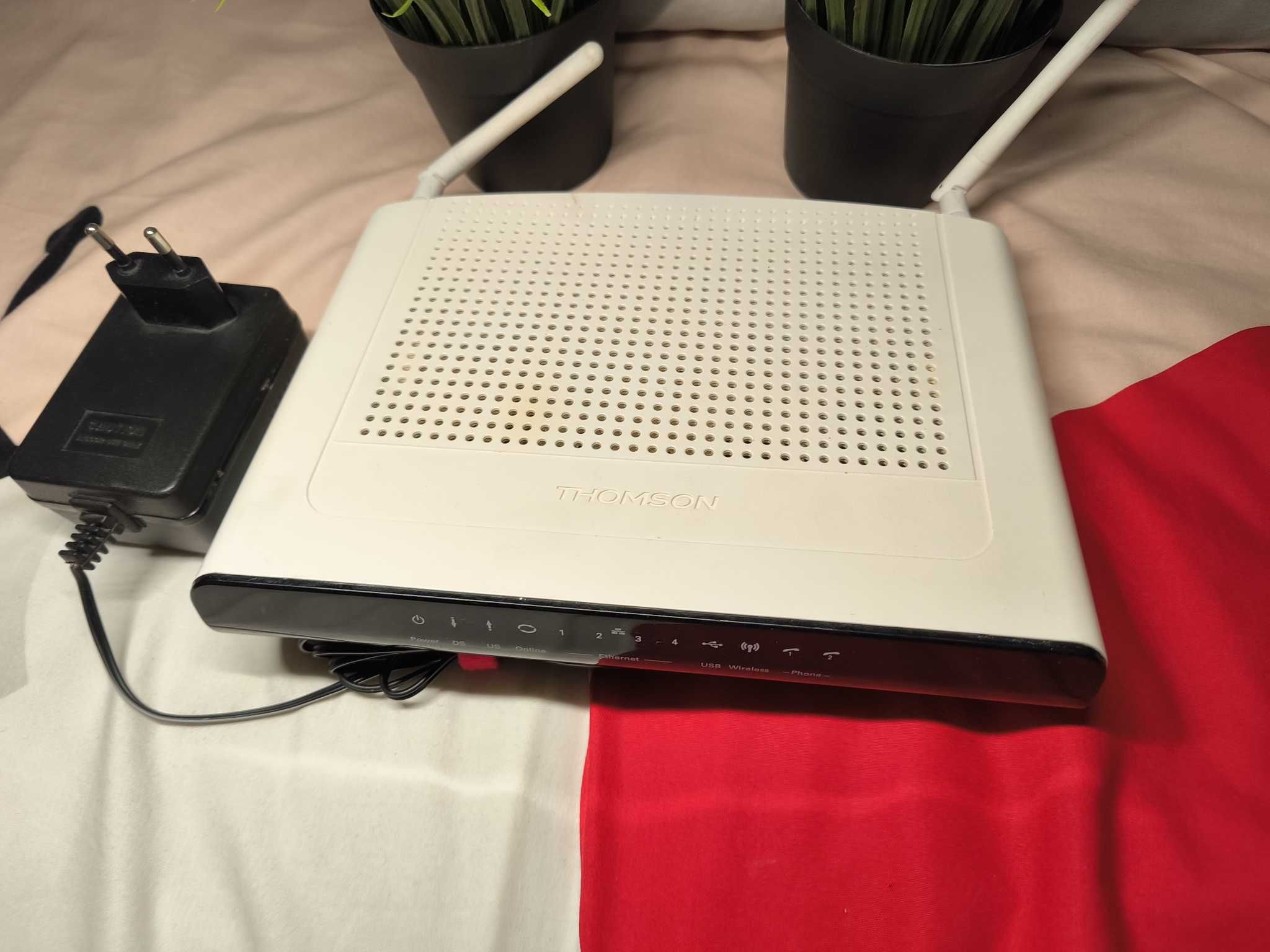 Router Wi Fi USB 4 x Ethernet 1 gbit/s Thomson TWG870UG