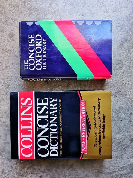 Dicionários de inglês Collins e Oxford