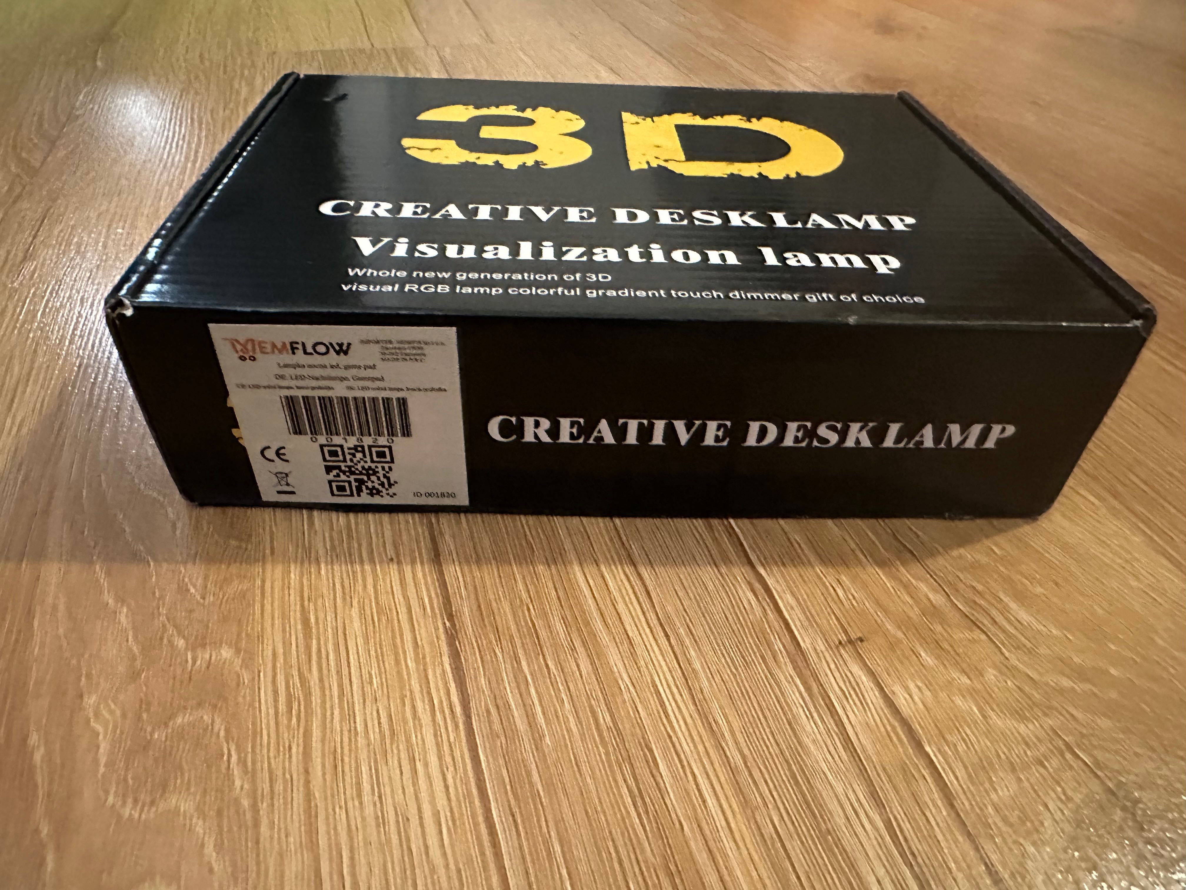 Lampka 3D Creative 3D Visualization lamp konsola Pad