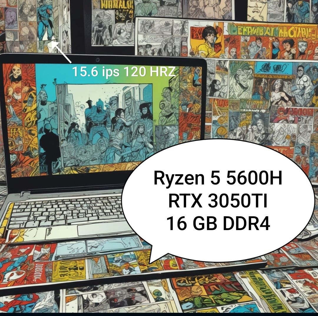 ‼️Ігровий ноутбук ryzen 5/16/3050ti /ideapad gaming 3