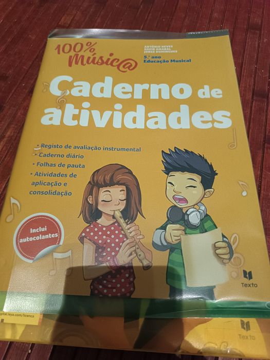 Caderno atividades 100% música 5° ano