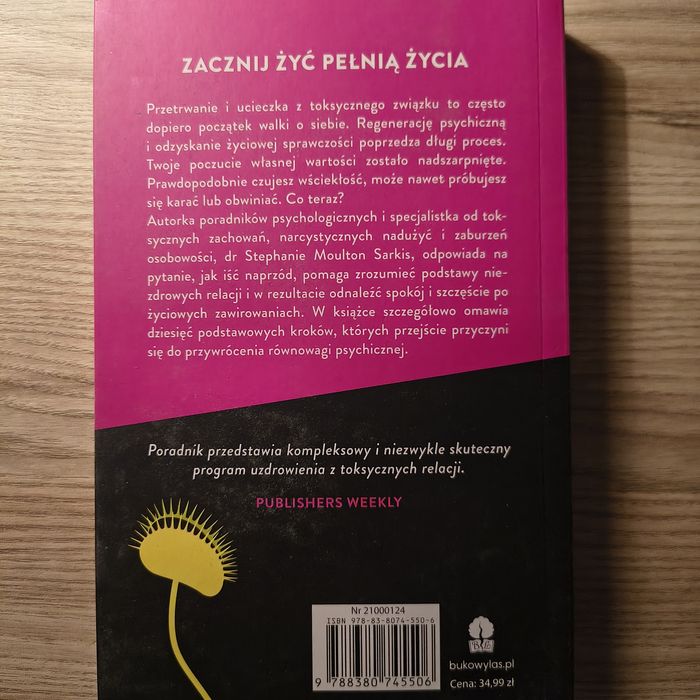 Książka Uwolnij się od toksycznych relacji Dr. Stephanie Moulton Sarki