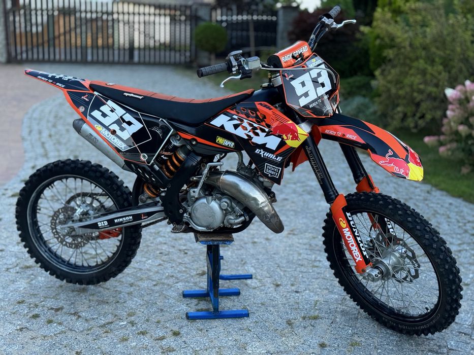 KTM SX 125  VForce  2T  dwusów  Rzeczywisty remont Swieży tłok