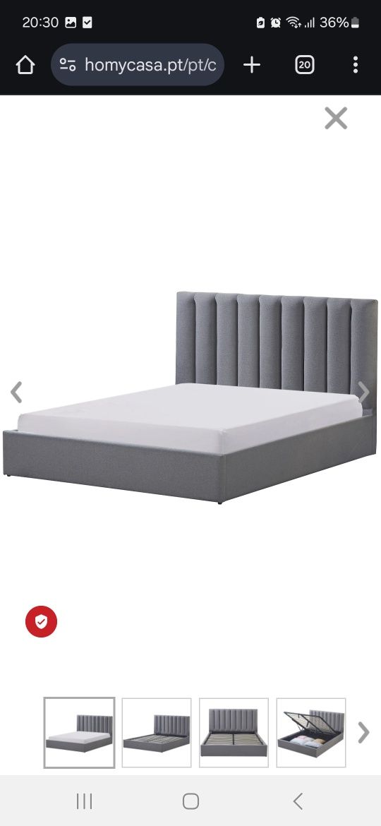 Cama com mesa de cabeceira